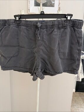 Gap Women's Charcoal Drawstring Casual Shorts